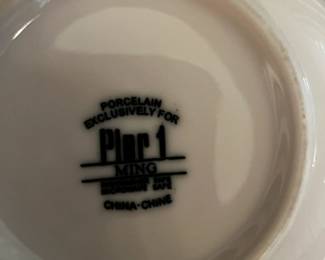 #134	Pier 1 Blue and White China - 20 pieces - Mixed Set	 $85.00