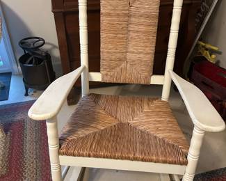 Great rocker for a covered porch or living room.