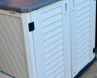 Pool outside storage 