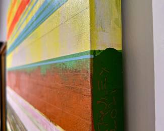 Stanley Boydston "Rincon Low Tide", 2021 (striped) (side view)