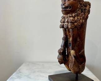 Antique Fragment Asian Wood Carving