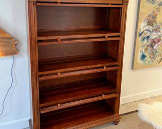 Ethan Allen "BARRISTER" Lawyers Bookcase, Measures 50." W x 73." H x 15." D.