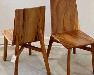 Chamcha Wood Slant Dining Chair, sold separately