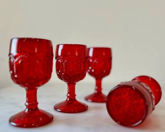 Vintage Cordials, Set of (4)