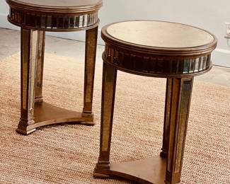 Pair (Mirrored Side Tables)