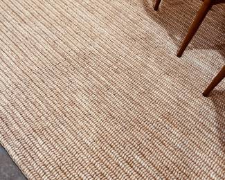 Merida Handwoven Abaca Rug 10' x 10', epic condition!!Pattern: Cordova Color: Wild Rice