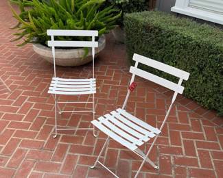 Fermob Folding Bistro Chair SET of 2 NEW, (2 sets available)