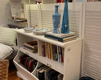 White 4 shelf storage unit (33” x 41”) $157.50 + tax