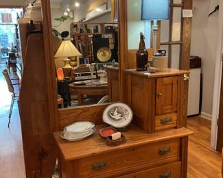 Dresser with mirror dated late 1800s early 1900s $350 + tax