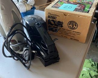 iron, handled vaccum, poker game, bulbs