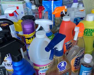 detergents, cleaning products