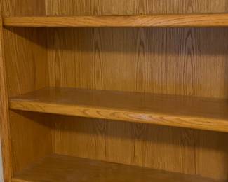 oak bookshelves
