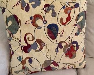 mcm style decorative pillows