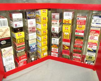 Rare Winchester store display full of 22 ammo