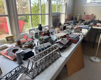 Massive Collection of HO Scale Model Train Accessories & Scenery