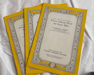 National Geographic "United States Airforce Academy, Where Falcons Wear Air Force Blue" (3 Available)