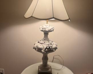 Cordey by Boleslaw Cybis White Porcelain Table Lamp (2 Available)