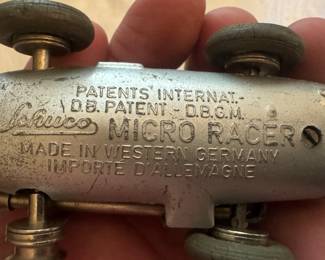 Vintage Schuco Micro Racer 1043 Mercedes Wind-Up Toy Car