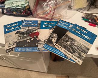 Vintage Model Railroader Magazines