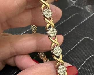 14K Gold with Diamond Necklace