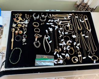 Collection of Gold, Silver & Costume Jewelry