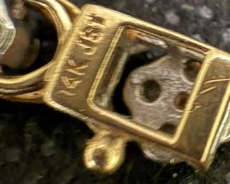 14K Gold with Diamond Necklace