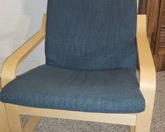 IKEA chair slate blue