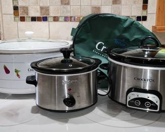 Slow Cookers with carrier
