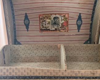 Camel Back Trunk Inside and shelf