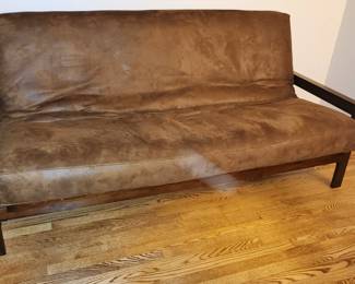 Brady Street Futon with faux leather cover