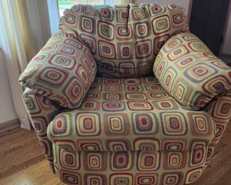 Rocking swivel shair