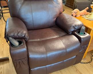 Brown Leather Lift Chair