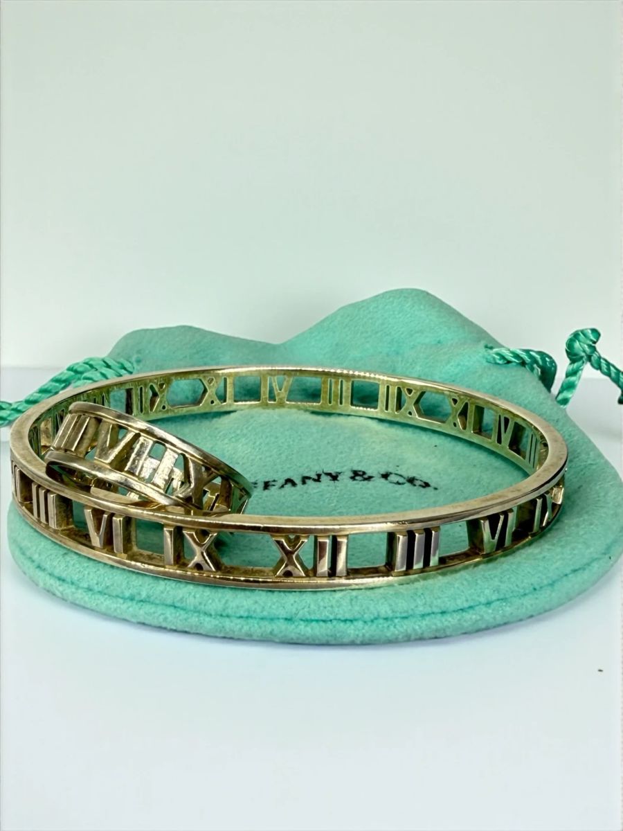 Tiffany Sterling Silver "Atlas" Bracelet & Ring
