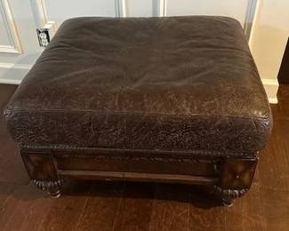 Leather ottoman that goes with the chair
