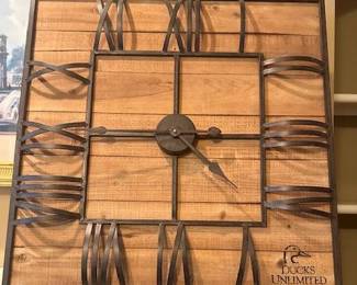 Ducks Unlimited wall clock