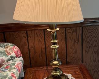 brass lamp
