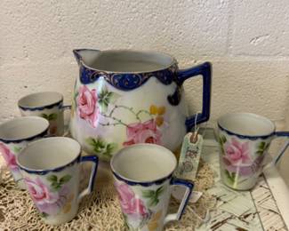 Vintage hand-painted Nippon Lemonade Set 