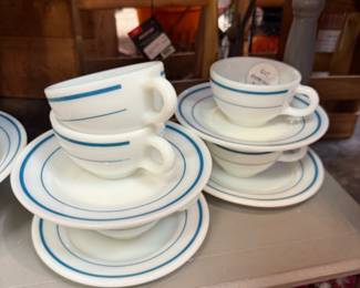 Vintage Corelle cups and saucers