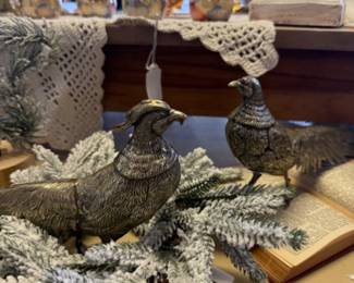 gorgeous vintage quail, perfect for the holidays or year round for decor