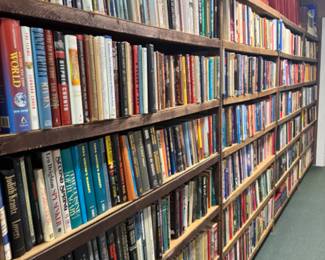 Lots of books throughout the store