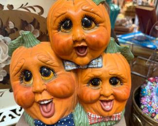 vintage ceramic pumpkins