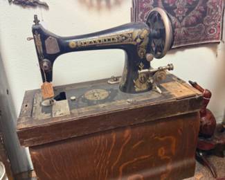 old sewing machine