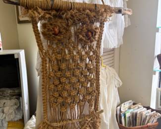 macrame hanging piece