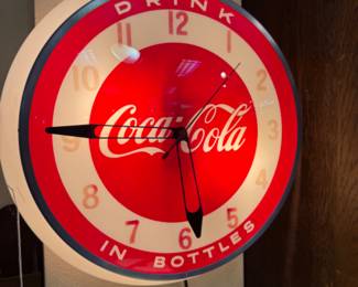 original 1954 completely restored Coke advertising clock