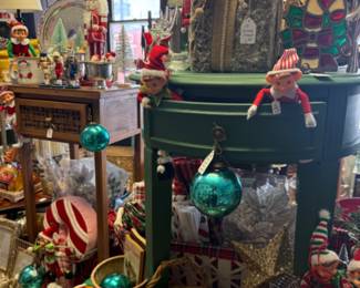 Christmas and pretty side tables