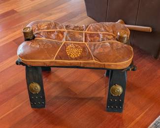 Egyptian Camel saddle seat/ottoman