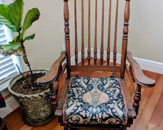 Platform rocking chair