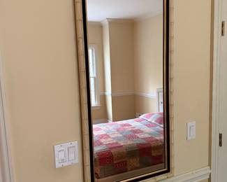 Faux Bamboo Mirror