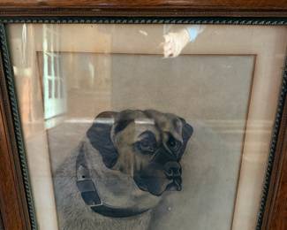 Antique Charcoal Portrait