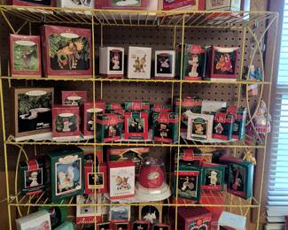 Tree ornaments.  Several Hallmark.